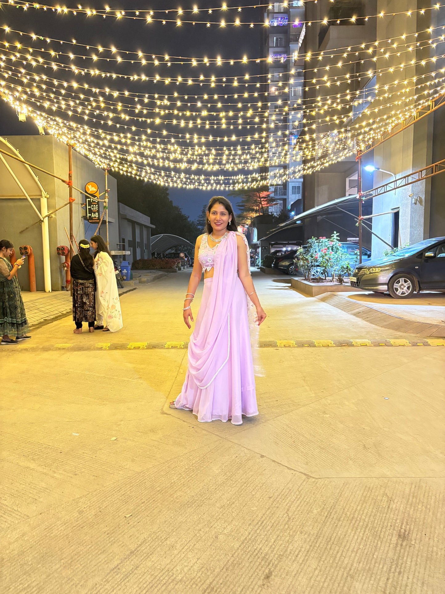 Twilight Petal Lehenga Set