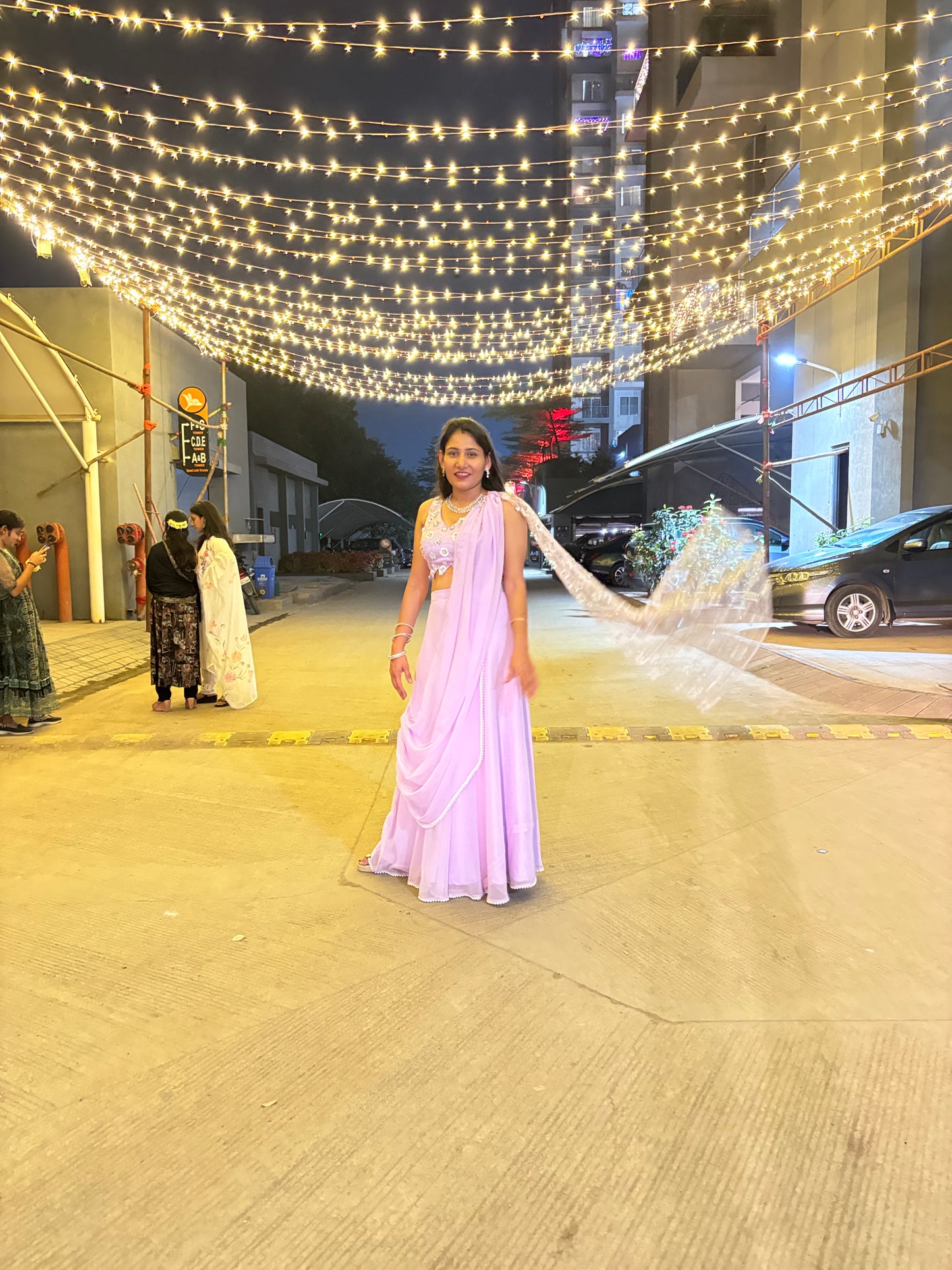 Twilight Petal Lehenga Set