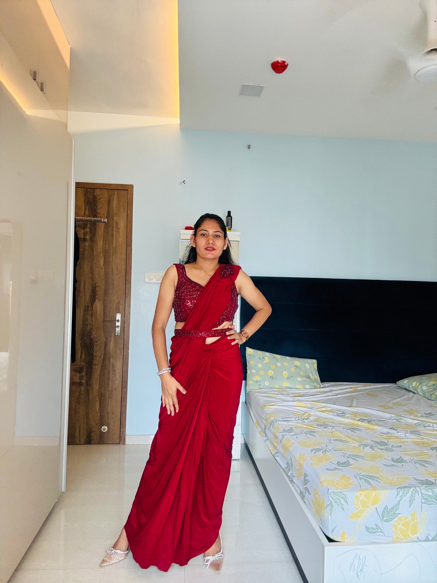 CRIMSON ALLURE DRAPE SET