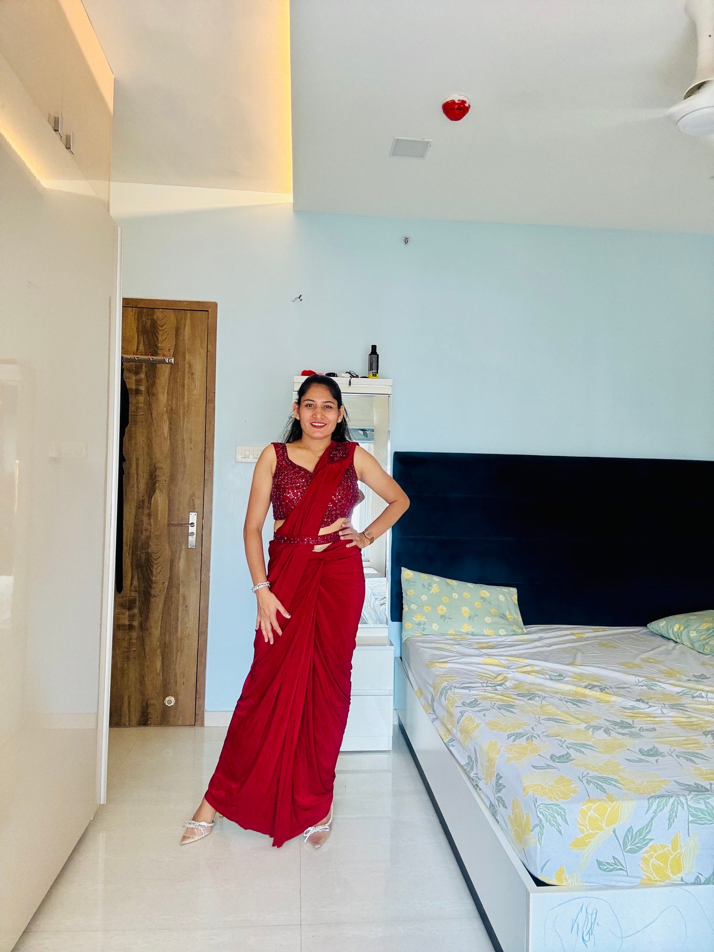 CRIMSON ALLURE DRAPE SET
