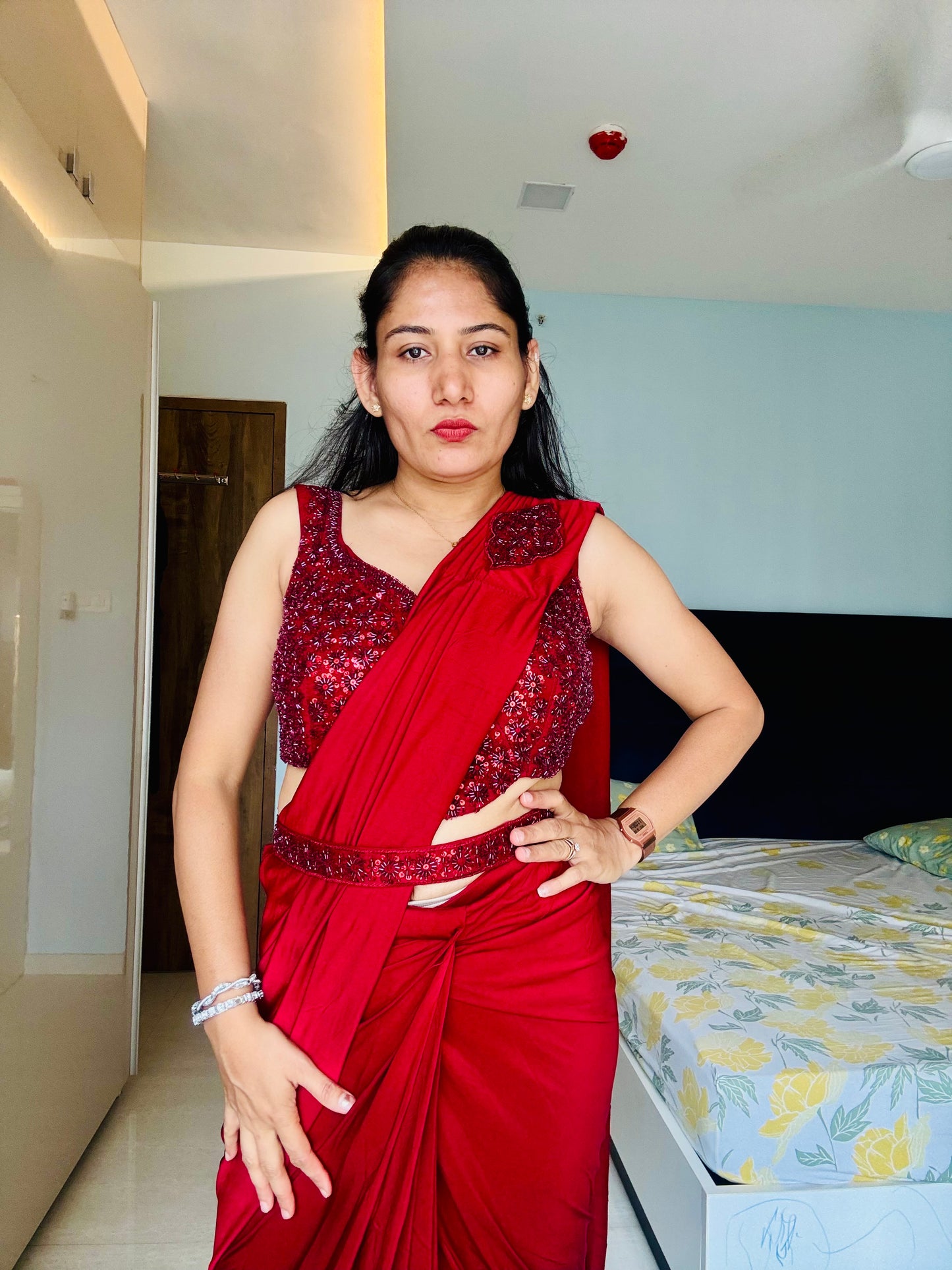 CRIMSON ALLURE DRAPE SET