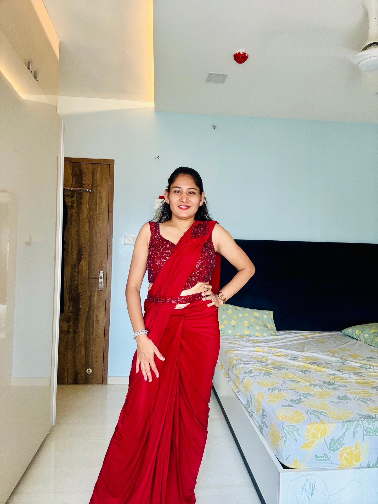 CRIMSON ALLURE DRAPE SET