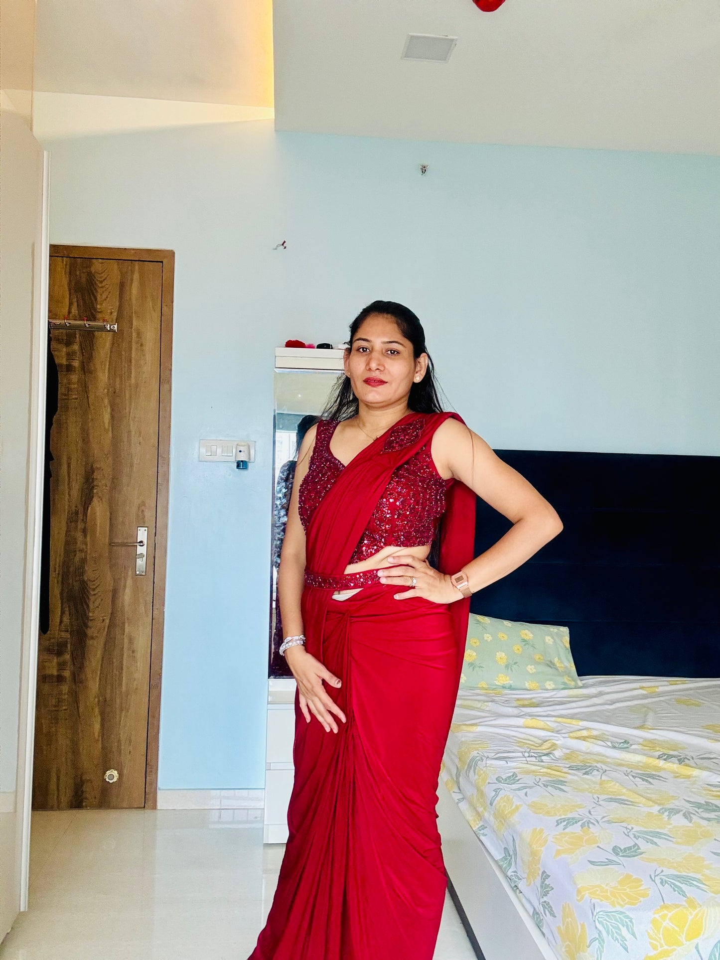 CRIMSON ALLURE DRAPE SET