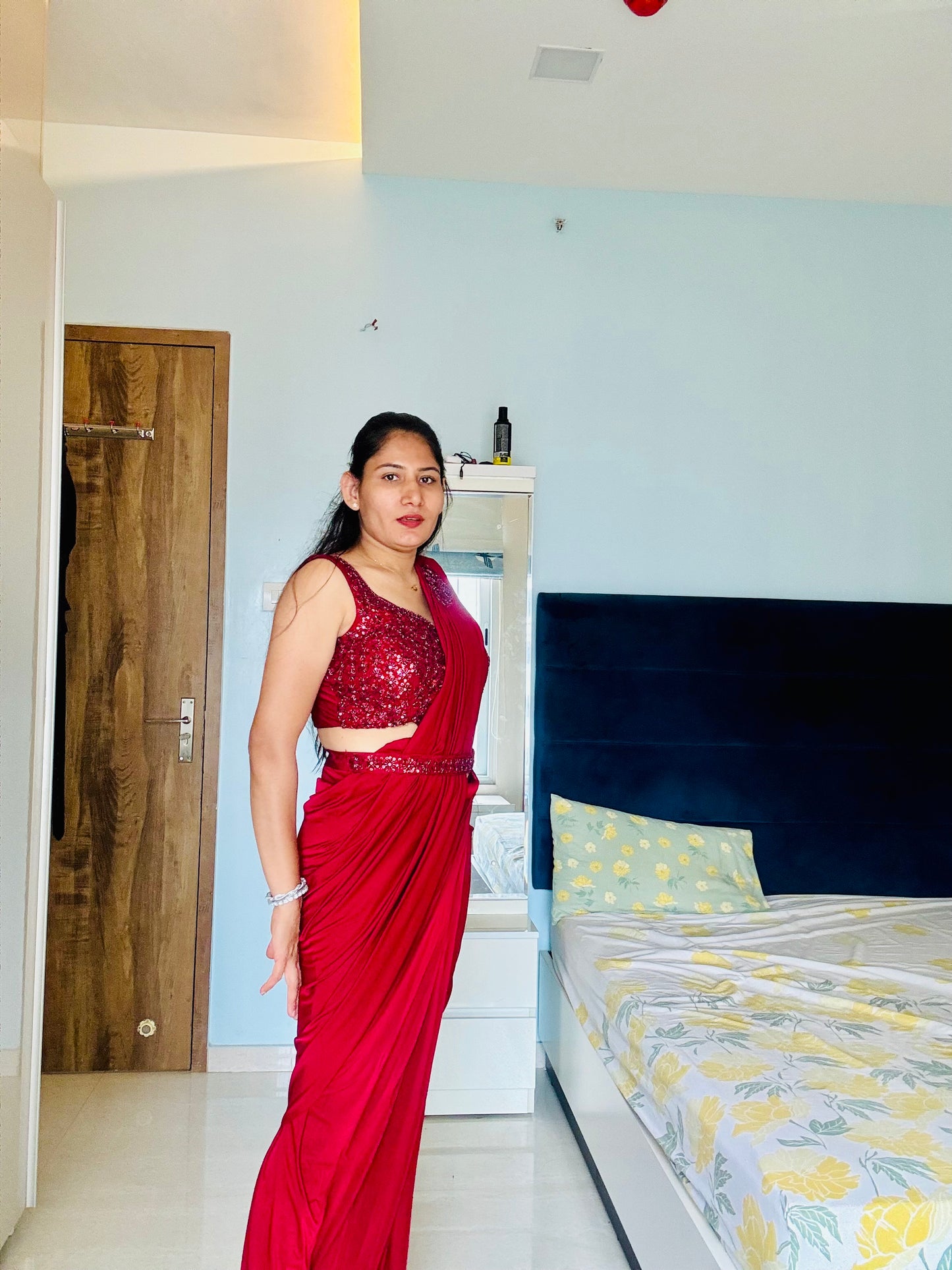 CRIMSON ALLURE DRAPE SET