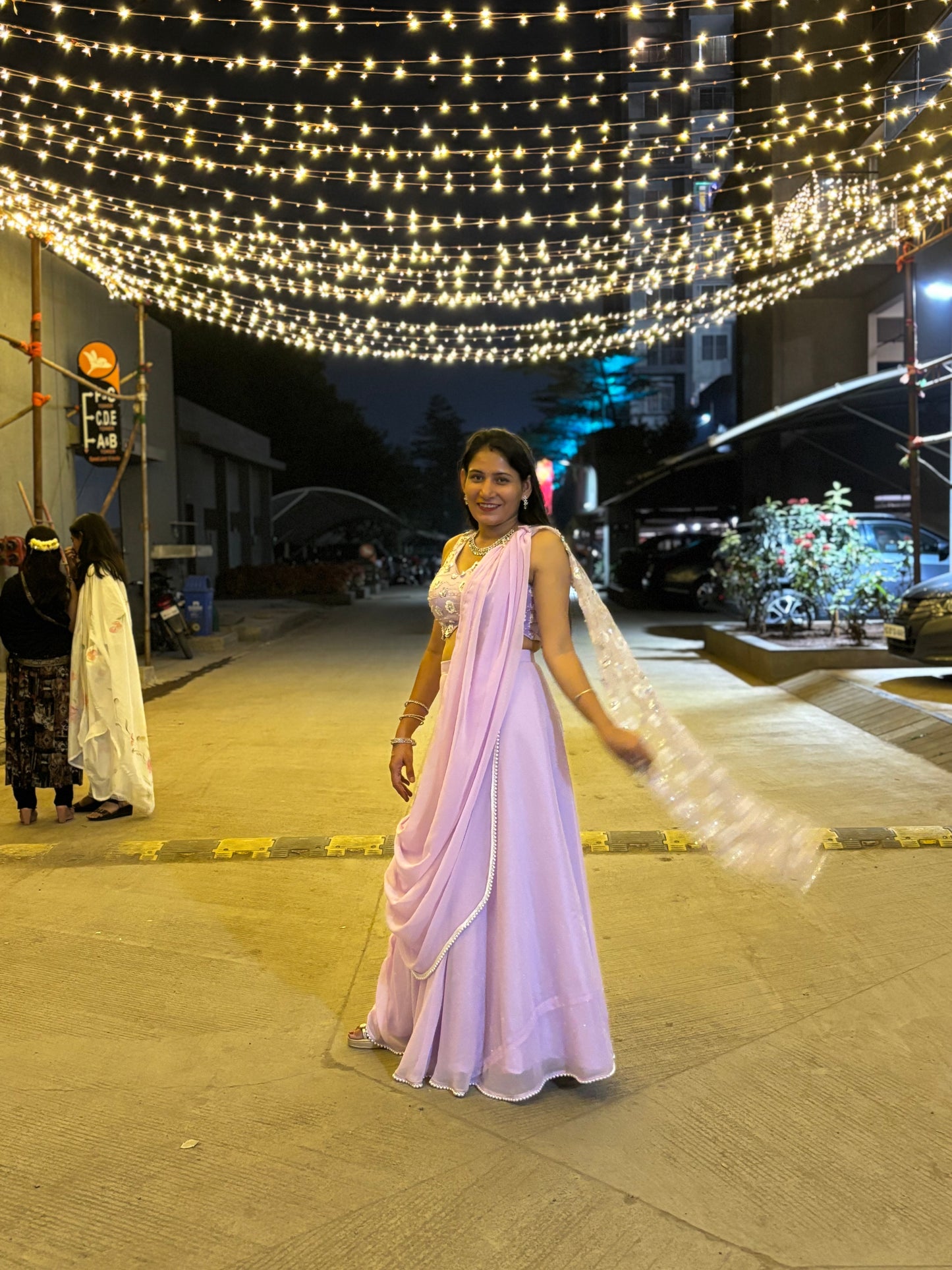 Twilight Petal Lehenga Set