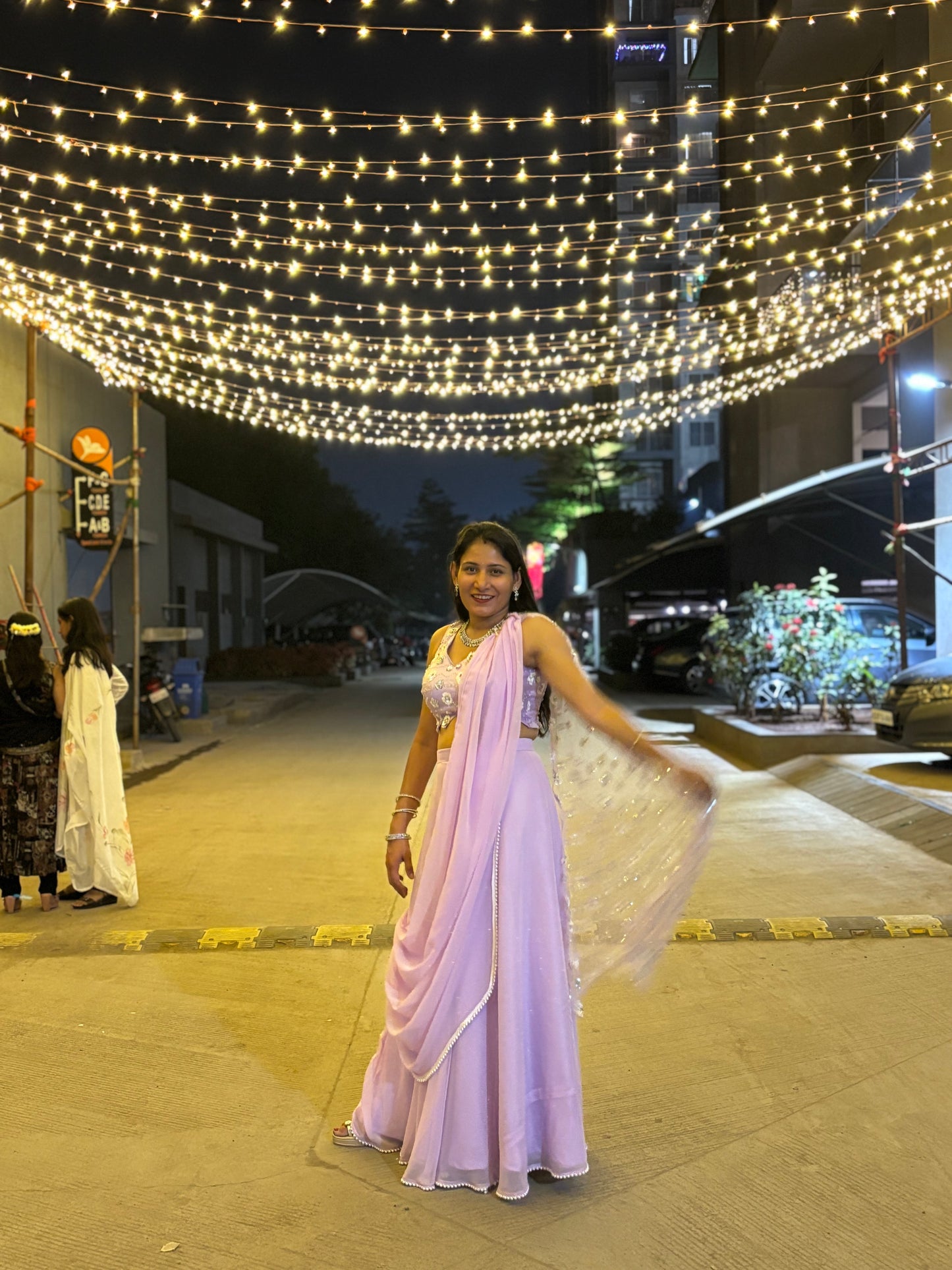 Twilight Petal Lehenga Set